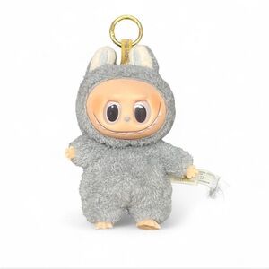 Sesame Bean Lafufu Labubu Monster Keychain Toy Doll Plushie Accessory. Macaron